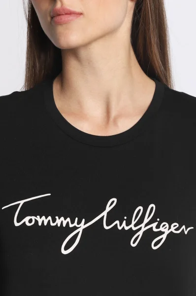T-shirt | Regular Fit Tommy Hilfiger μαύρο