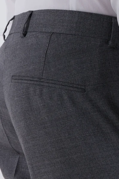 μάλλινος παντελόνι denz | regular fit Oscar Jacobson γραφίτη