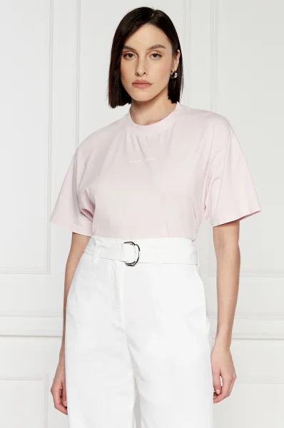 T-shirt Eira | Loose fit Samsøe Samsøe πουδραρισμένο ροζ