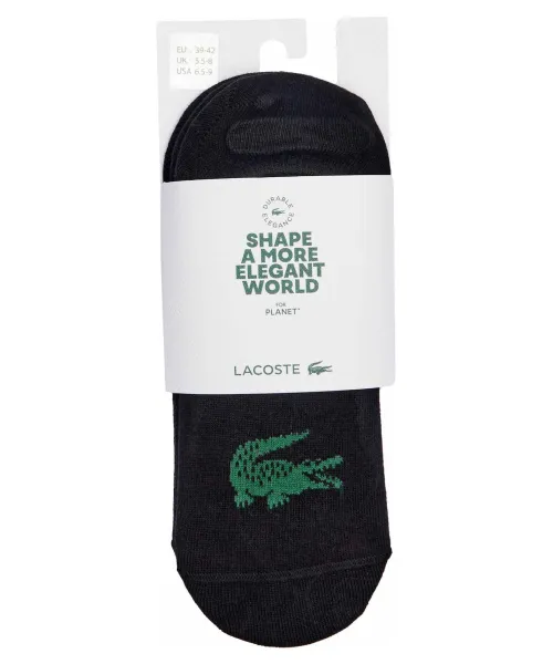 Κάλτσες/χαμηλές κάλτσες 3-pack Lacoste μαύρο
