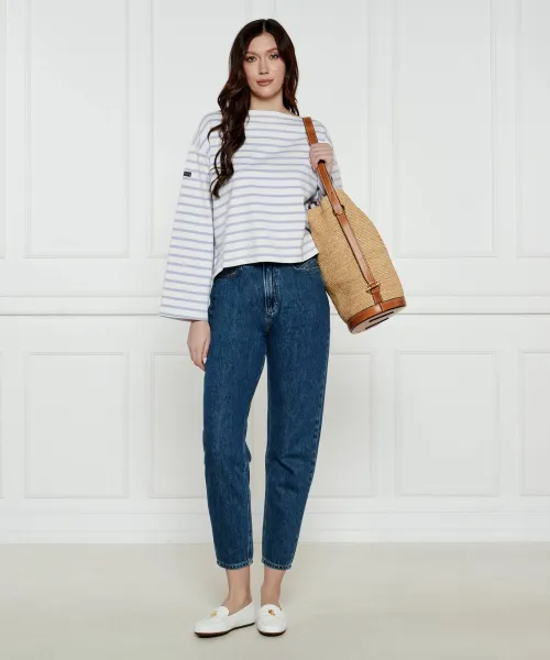 Μπλούζα MARINER | Oversize fit POLO RALPH LAUREN λεβάντα