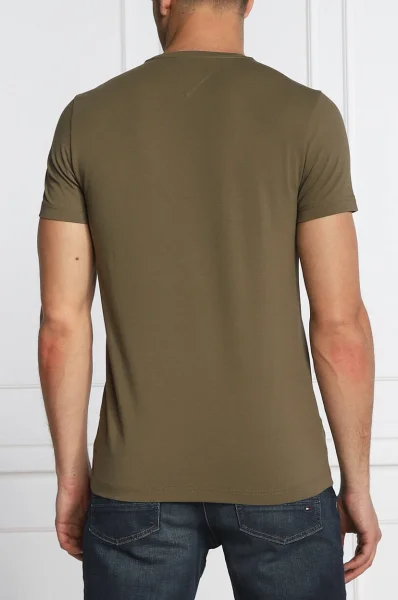 T-shirt | Slim Fit Tommy Hilfiger χακί