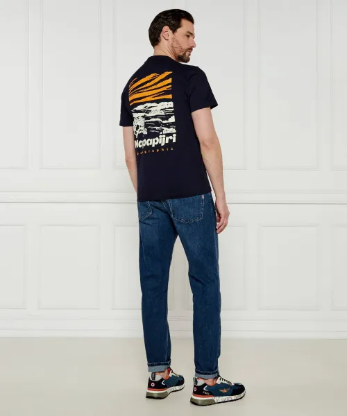 T-shirt S-VIGNONI | Relaxed fit Napapijri ναυτικό μπλε