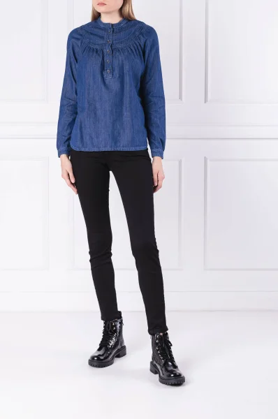 πουκάμισο alicia | regular fit | denim Pepe Jeans London μπλέ