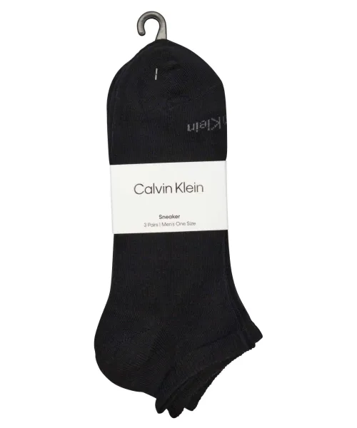 Κάλτσες/χαμηλές κάλτσες 3-pack Calvin Klein μαύρο