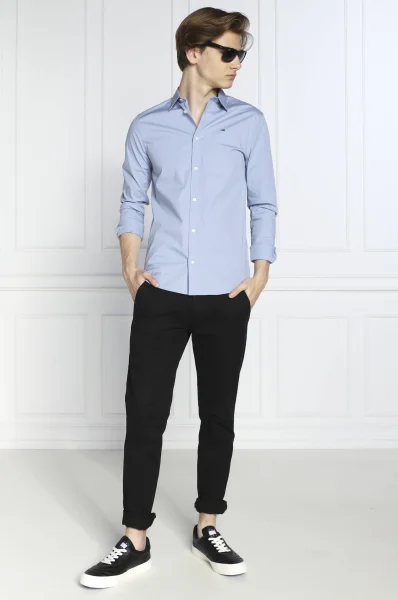 πουκάμισο | slim fit Tommy Jeans χρώμα του ουρανού