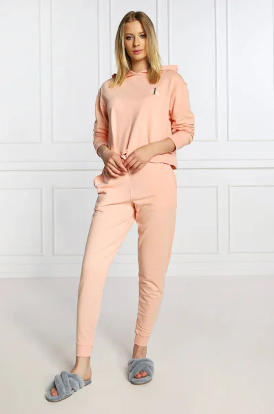 Παντελόνι πιτζάμα | Regular Fit Calvin Klein Underwear χρώμα ροδάκινου