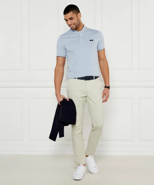 Πόλο | Slim Fit | stretch pique Calvin Klein χρώμα του ουρανού