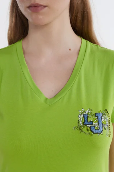 T-shirt | Regular Fit Liu Jo Sport πράσινο ασβέστη