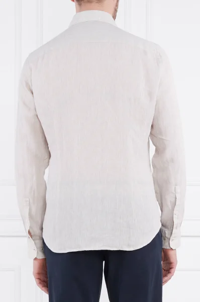 Λινό πουκάμισο | Regular Fit Oscar Jacobson μπεζ