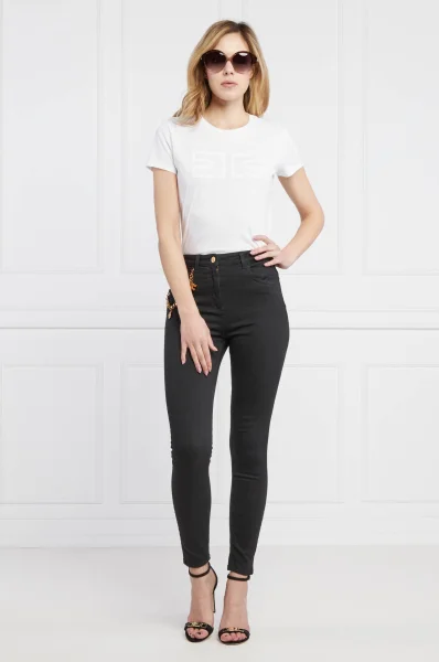 Jeans | Super Skinny fit Elisabetta Franchi μαύρο