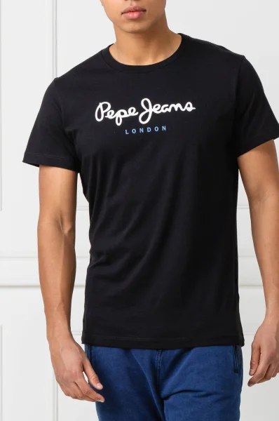 t-shirt eggo | regular fit Pepe Jeans London μαύρο