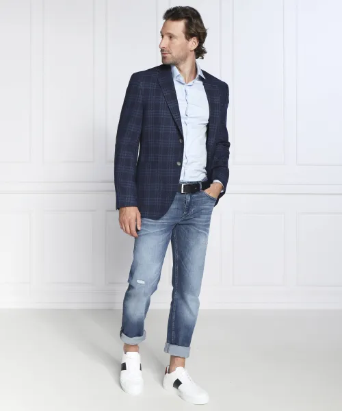 Πουκάμισο | Slim Fit Calvin Klein χρώμα του ουρανού
