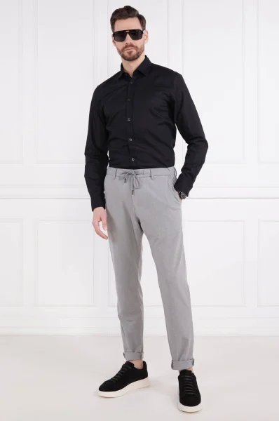 Λινό πουκάμισο Hanson | Regular Fit Joop! Jeans μαύρο