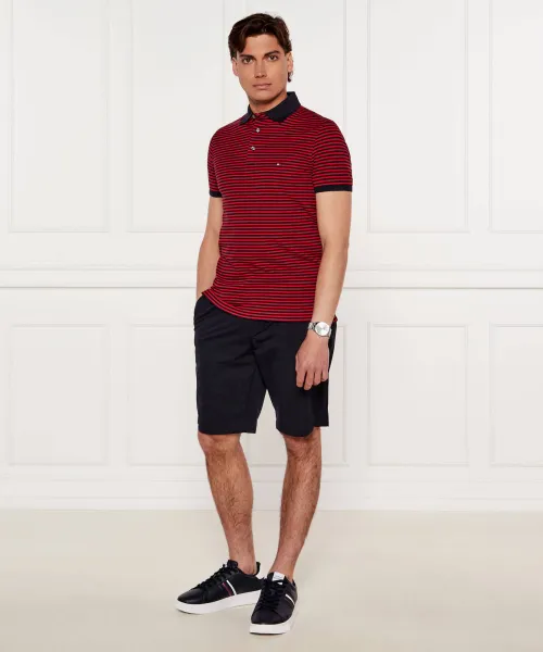 Πόλο 1985 | Slim Fit | pique Tommy Hilfiger κόκκινο
