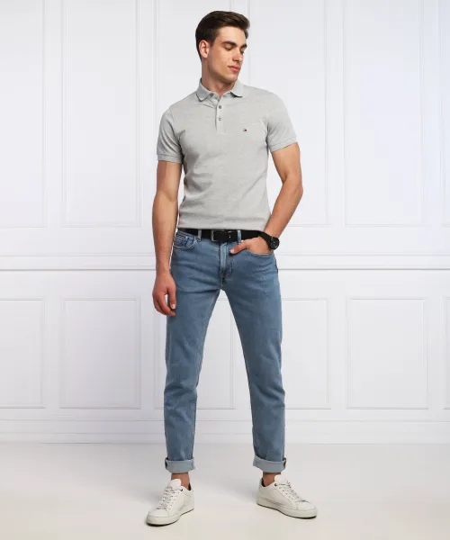 Πόλο 1985 | slim fit | pique Tommy Hilfiger γκρί