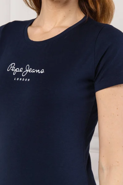 t-shirt new virginia | slim fit Pepe Jeans London ναυτικό μπλε