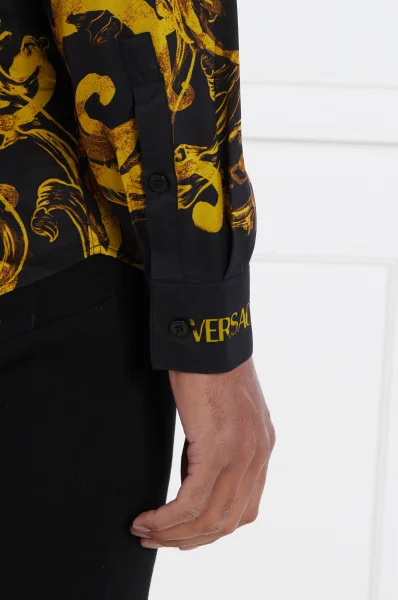 Πουκάμισο | Regular Fit Versace Jeans Couture μαύρο