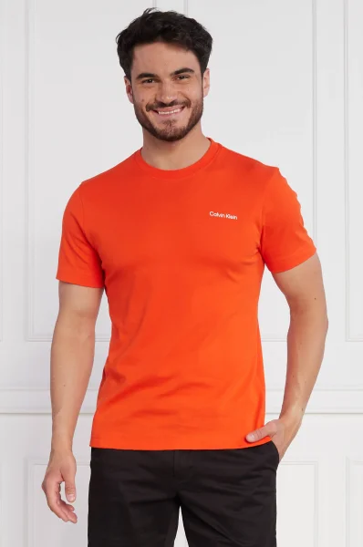 T-shirt | Slim Fit Calvin Klein πορτοκαλί