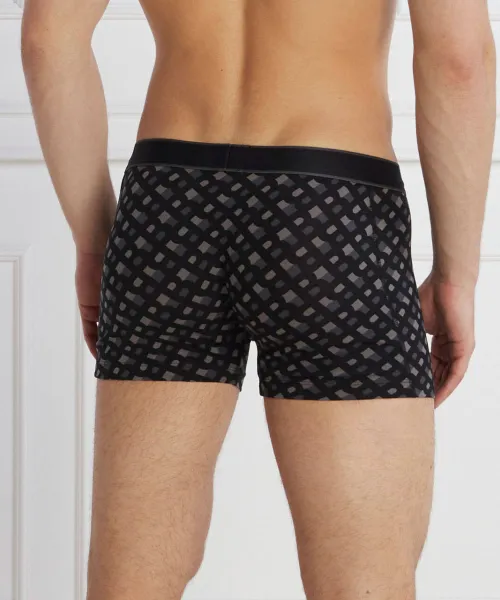 Boxer Trunk 24 Print BOSS BLACK γραφίτη