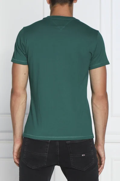 T-shirt | Slim Fit Tommy Jeans πράσινο