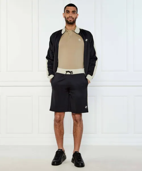 Πόλο | Slim Fit | pique Calvin Klein Jeans μπεζ