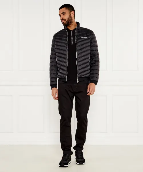 Πουπουλένια μπουφάν δύο όψεων | Regular Fit Armani Exchange μαύρο