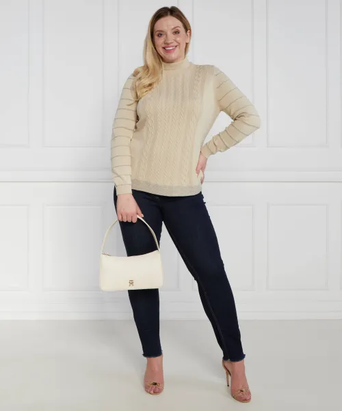 Γκολφ/golf plus size | Regular Fit Persona by Marina Rinaldi μπεζ