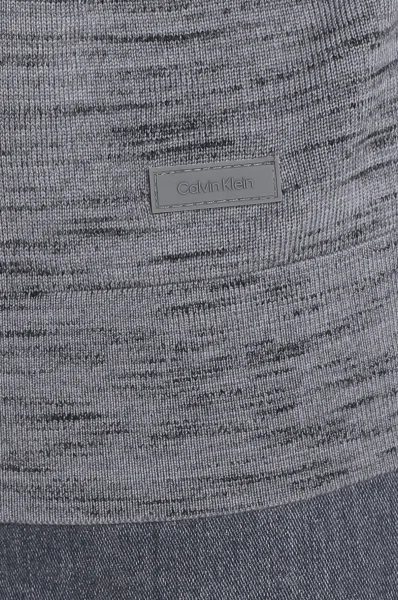 μάλλινος πουλόβερ | regular fit Calvin Klein γκρί