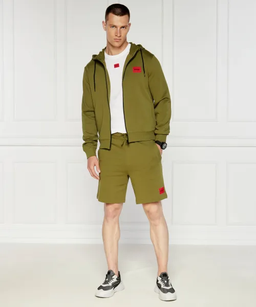 Σορτς Diz222 | Regular Fit HUGO χακί