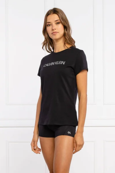 T-shirt | Slim Fit Calvin Klein Performance μαύρο