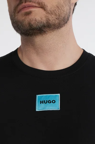 T-shirt | Regular Fit HUGO μαύρο