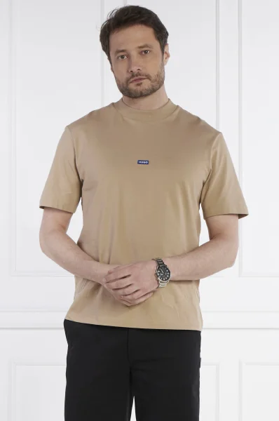 T-shirt Nieros | Regular Fit Hugo Blue μπεζ