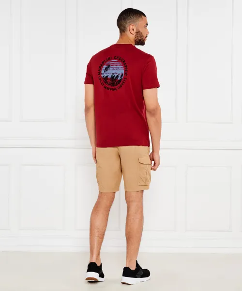 T-shirt S-VIGNONI | Relaxed fit Napapijri κόκκινο