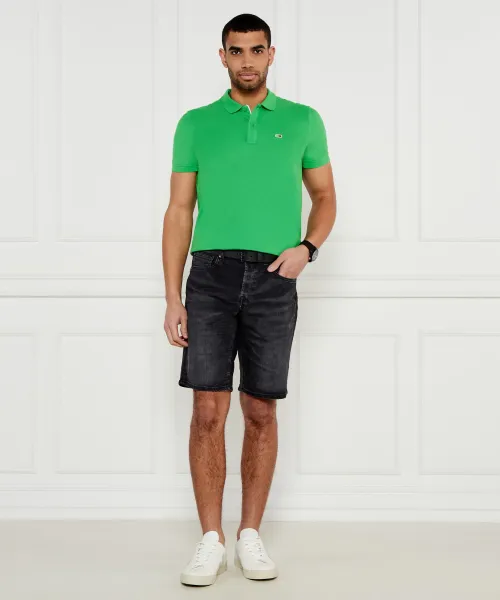 Πόλο | Slim Fit Tommy Jeans πράσινο
