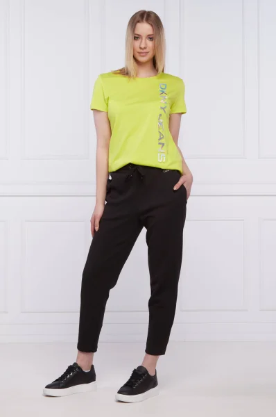 T-shirt | Regular Fit DKNY JEANS πράσινο ασβέστη