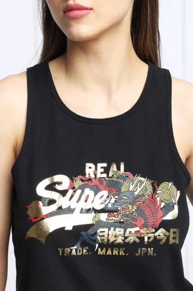 Top | Relaxed fit Superdry ναυτικό μπλε