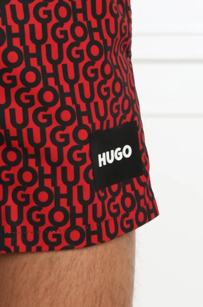 Μαγιό σορτς JAGO | Regular Fit Hugo Bodywear κόκκινο