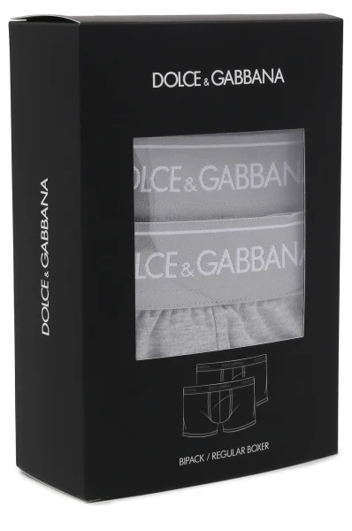 Boxer 2-pack Dolce & Gabbana σταχτί