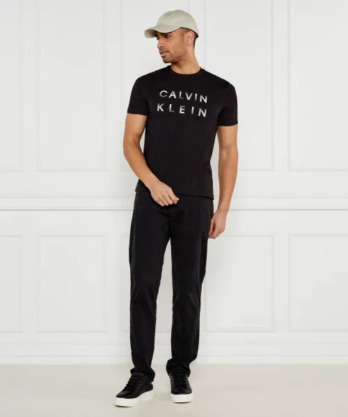 T-shirt | Regular Fit Calvin Klein μαύρο