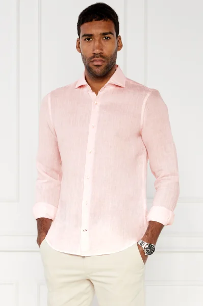 Λινό πουκάμισο 146Pai-W | Slim Fit Joop! ροζ