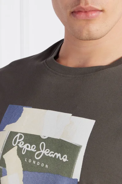 T-shirt OLDWIVE | Regular Fit Pepe Jeans London χακί