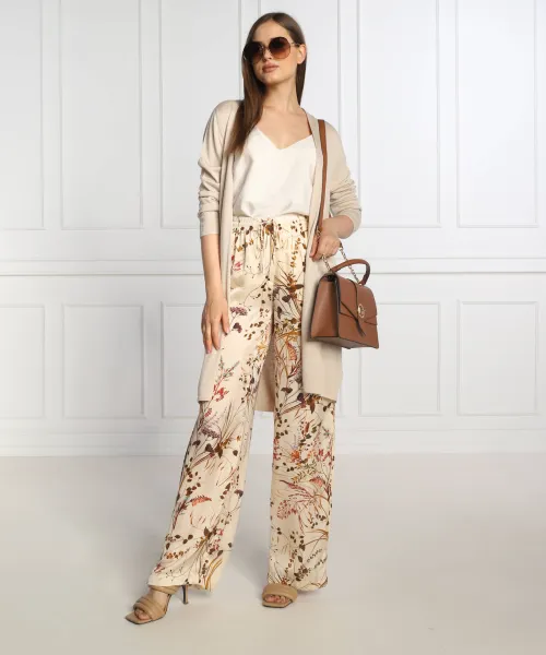 Πλεκτή ζακέτα | Relaxed fit | με την προσθήκη μαλλιού RIANI μπεζ