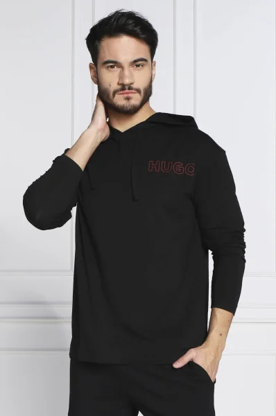 Longsleeve Unite LS- Hood | Regular Fit Hugo Bodywear μαύρο