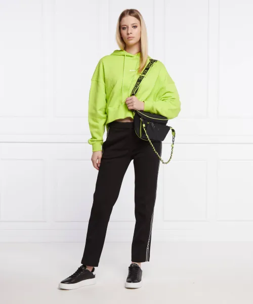 Μπλούζα | Cropped Fit MSGM πράσινο ασβέστη