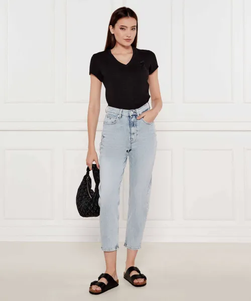 Jeans | Tapered fit | high waist Tommy Jeans χρώμα του ουρανού