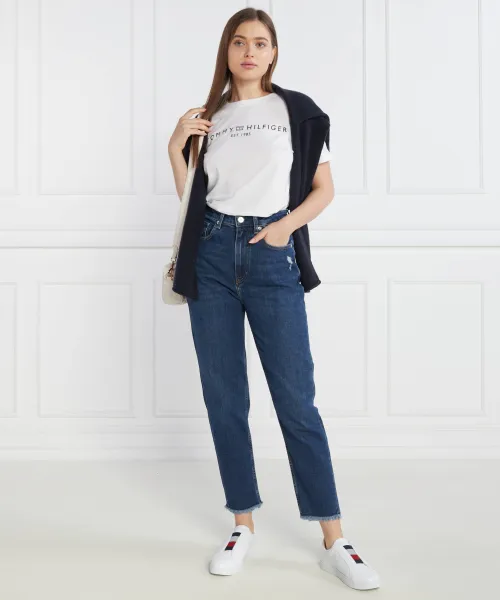 Jeans HW A ADA WRN | carrot fit Tommy Hilfiger ναυτικό μπλε