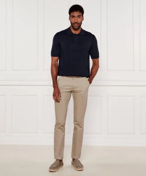 Πόλο Asac_P | Regular Fit BOSS ORANGE ναυτικό μπλε