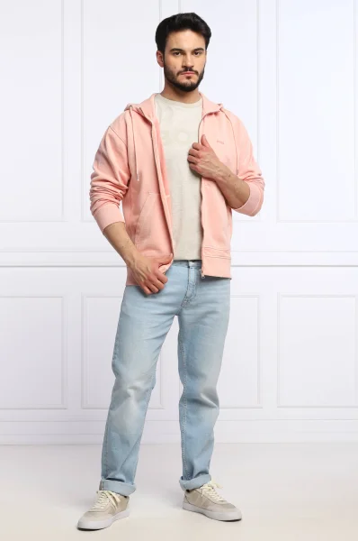 Μπλούζα Zefade | Regular Fit BOSS ORANGE ροζ