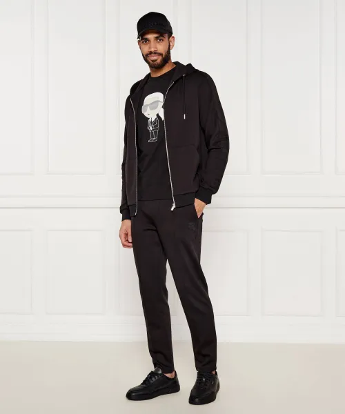 Μπλούζα | Regular Fit Karl Lagerfeld μαύρο